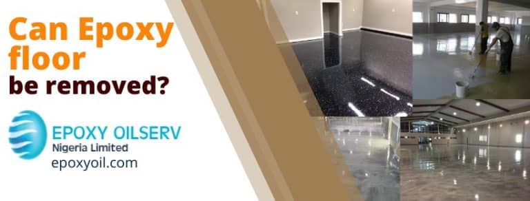 Can epoxy floor be removed this is how