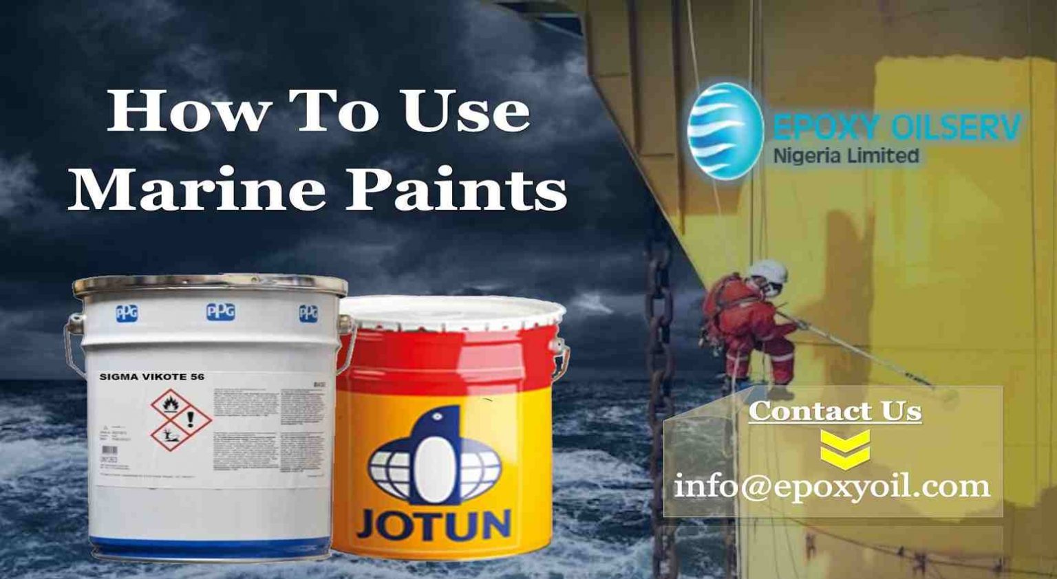 How To Use Marine Paints Epoxy Oliserv Ltd Producer, Distributor