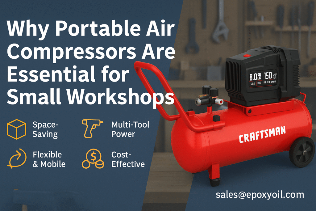 Why Portable Air Compressors are Essential for Small Workshops banner