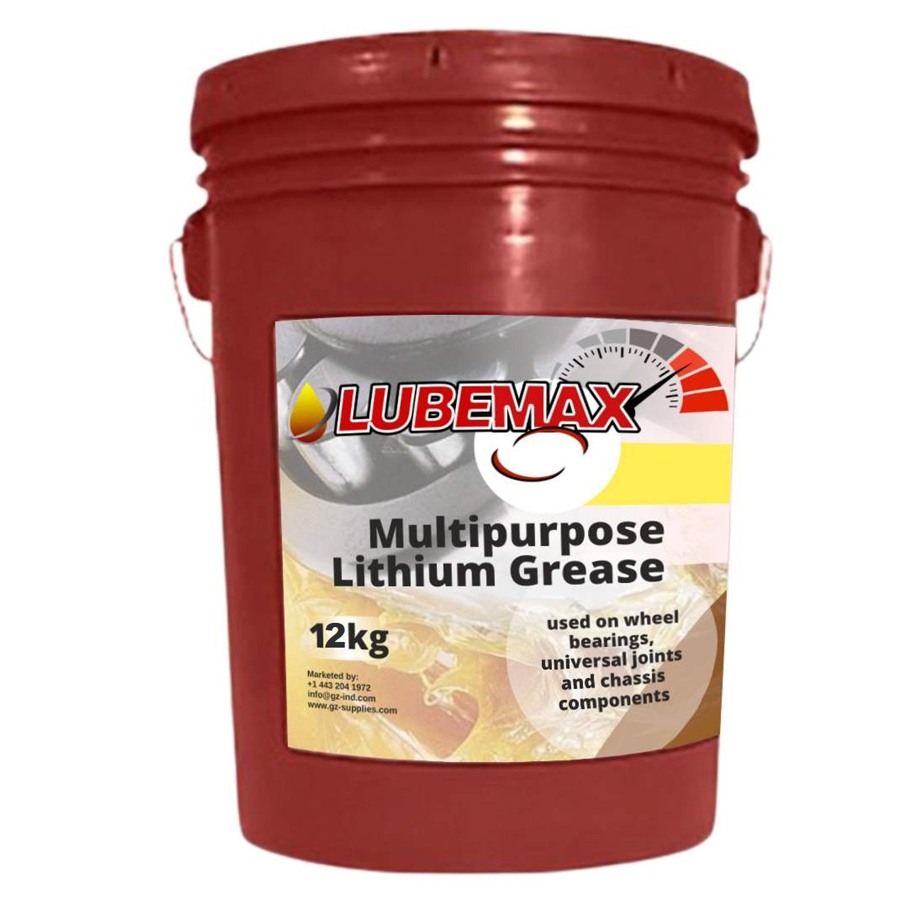 LubeMax Multipurpose Lithium Grease EP2 12kg