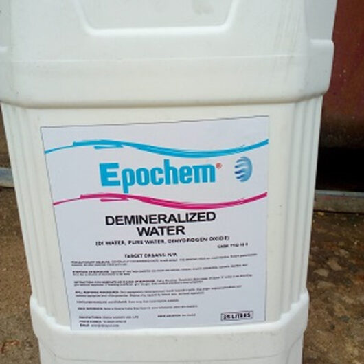 Epochem Demineralized Water DW, High-Purity Water for Industrial and Technical Applications